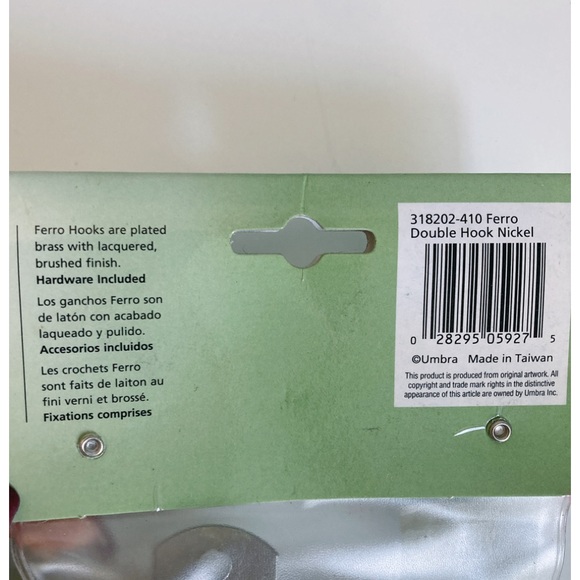 Umbra Ferro Double & Single Wall Mount Hooks - Picture 2 of 2